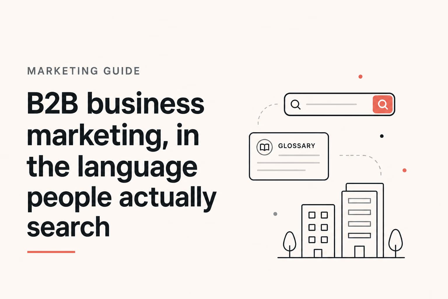 b2b business marketing illustration