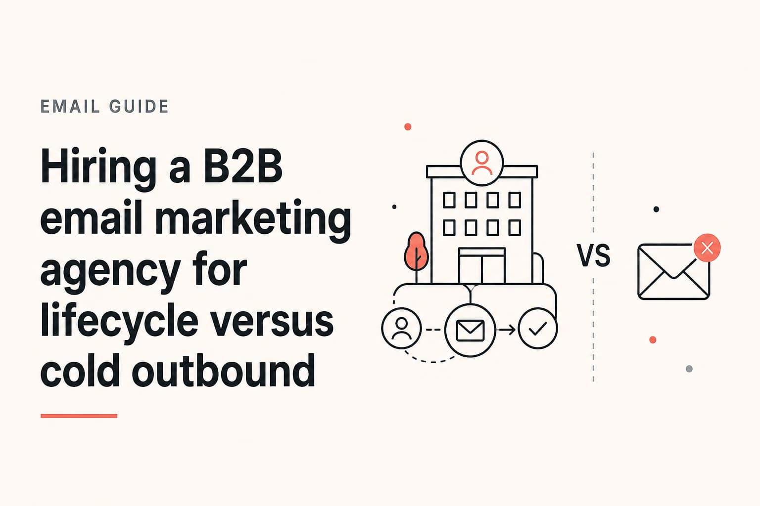 b2b email marketing agency illustration