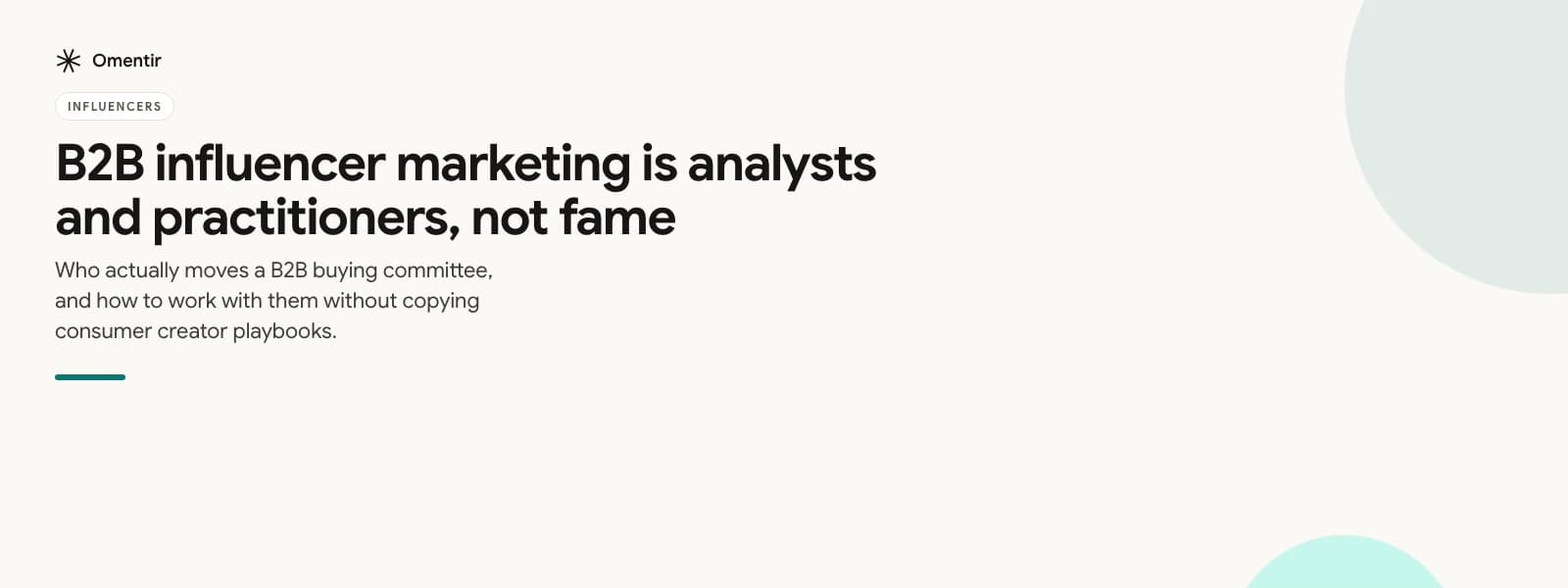 b2b influencer marketing illustration