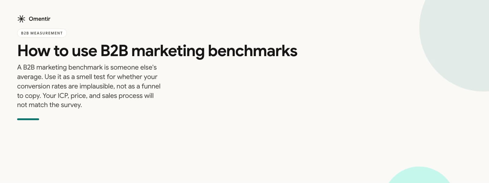 b2b marketing benchmarks illustration
