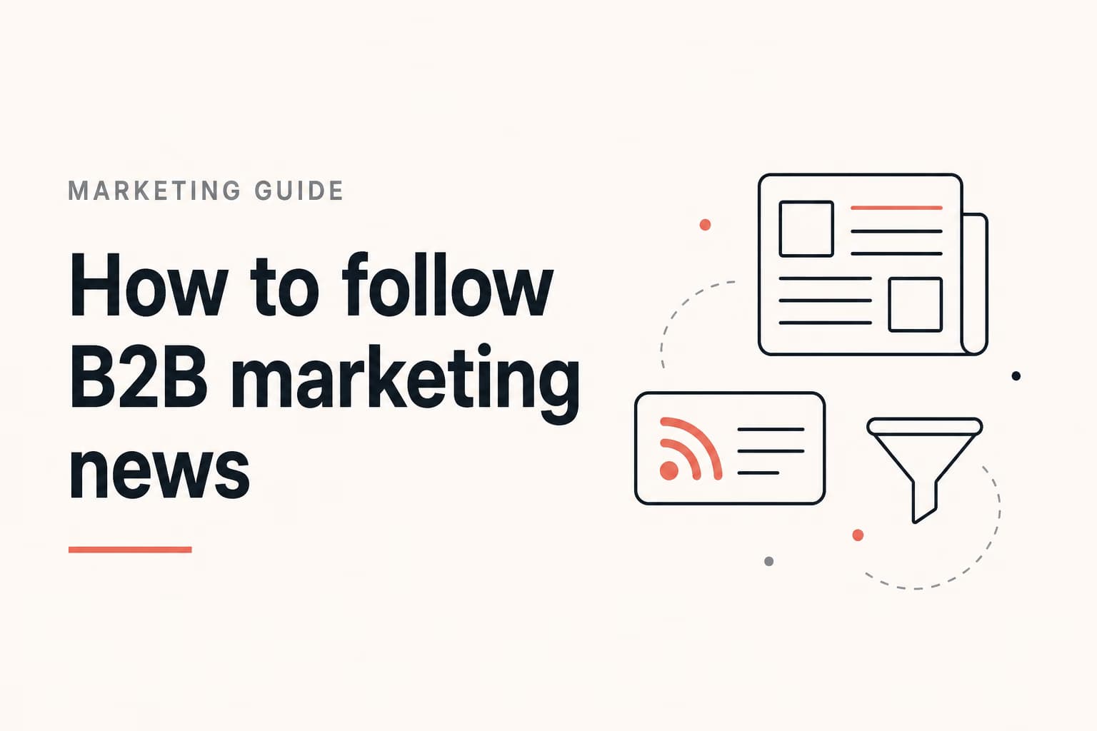 b2b marketing news illustration
