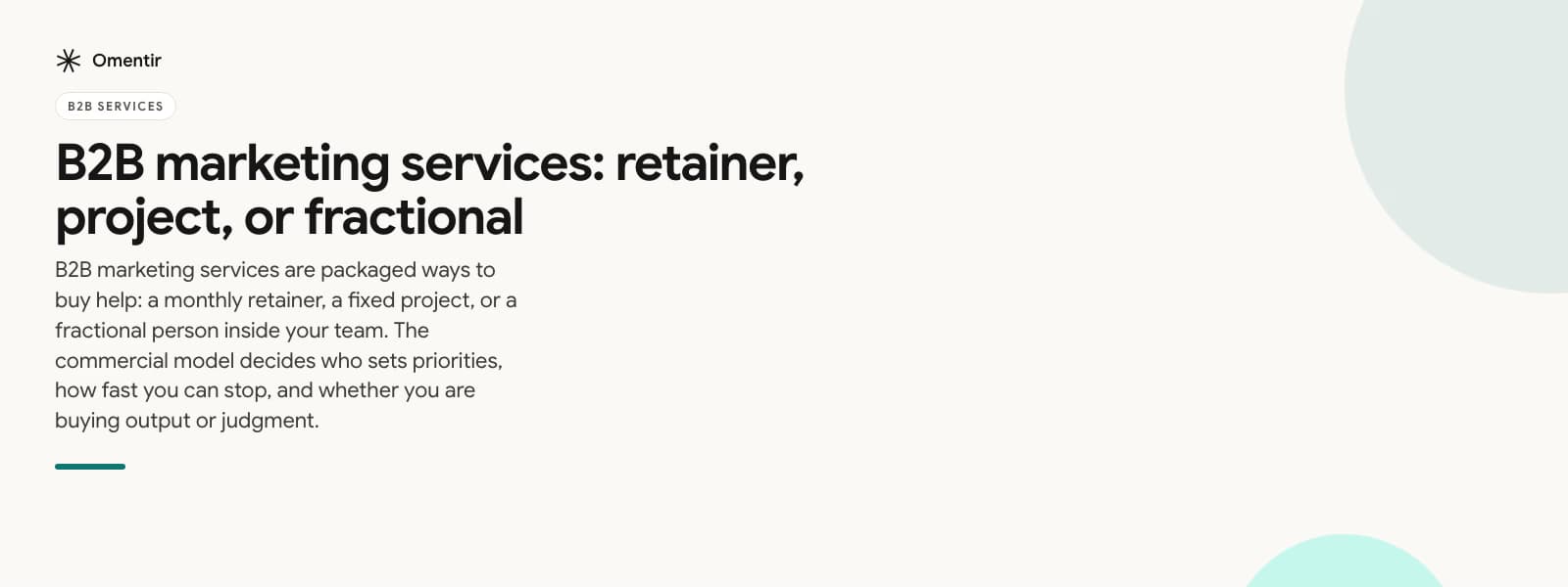b2b marketing services illustration