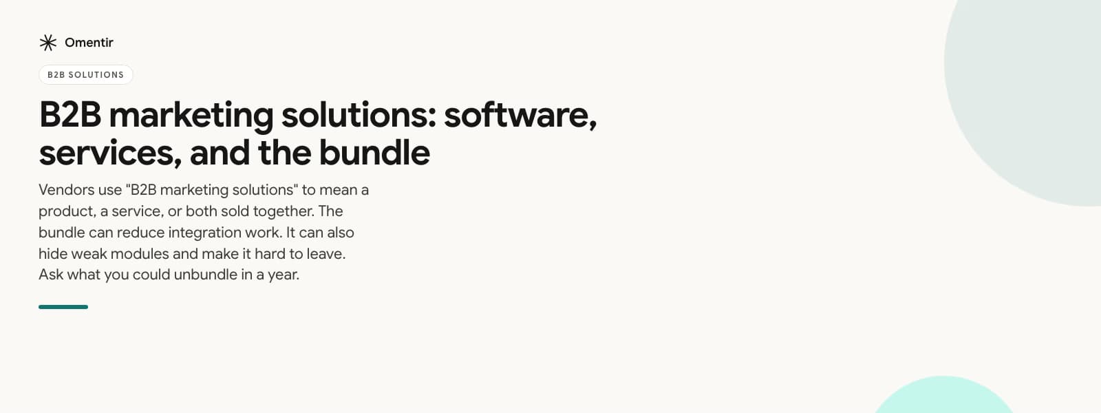 b2b marketing solutions illustration