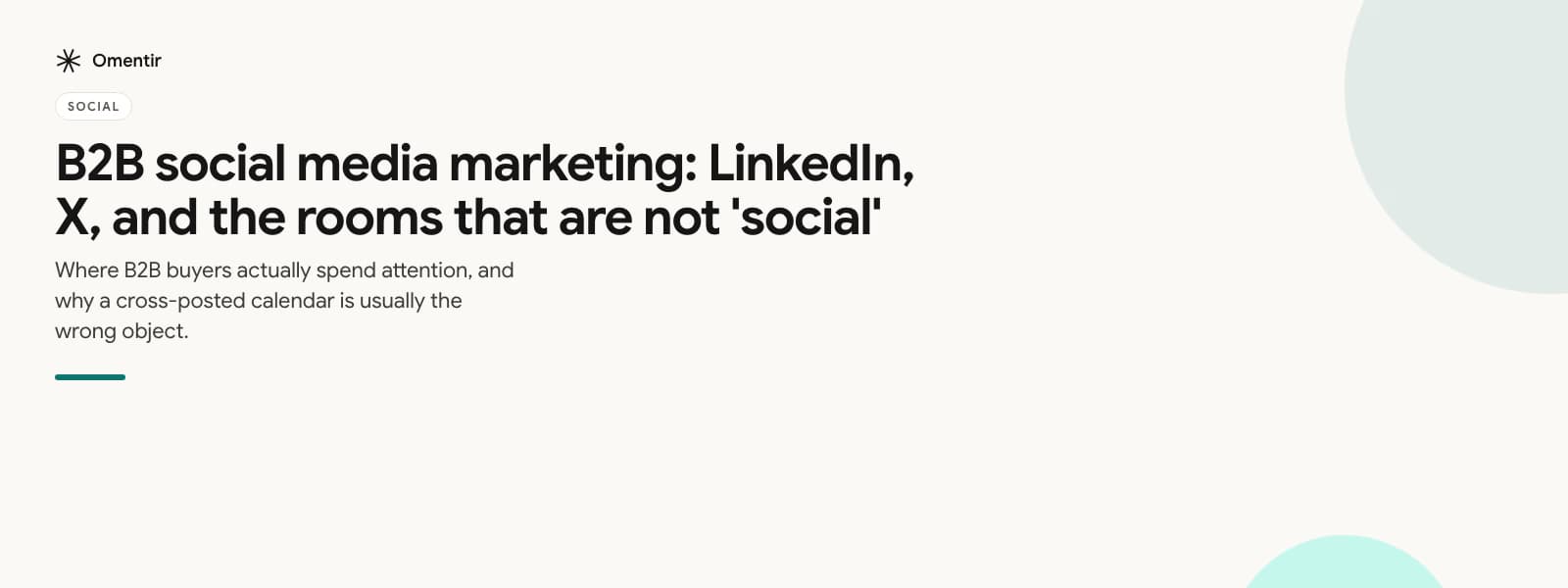 b2b social media marketing illustration