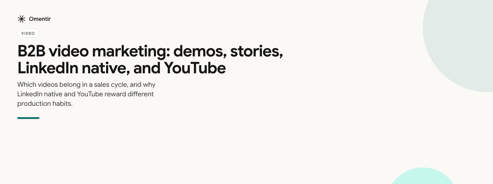 b2b video marketing illustration