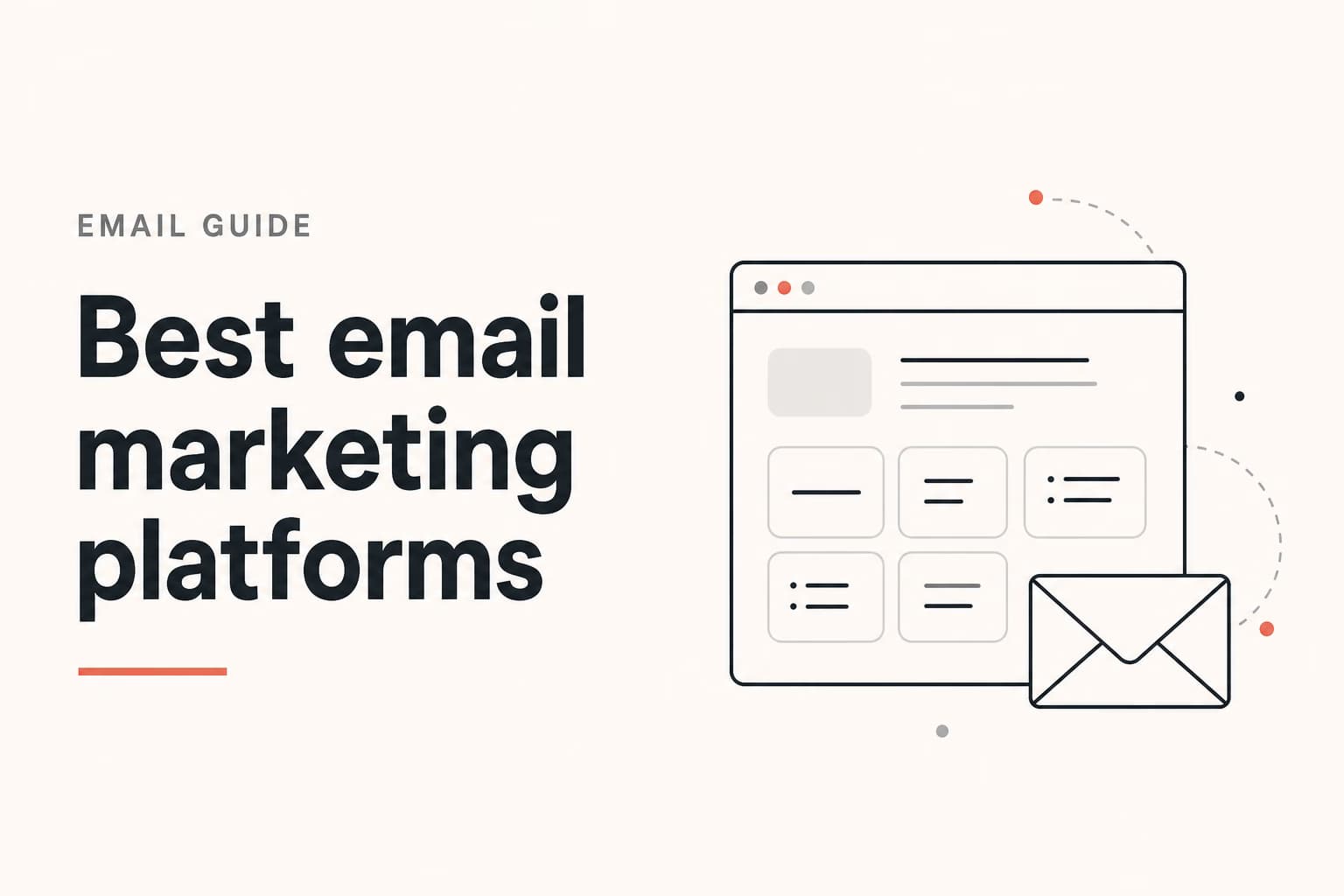best email marketing platforms illustration