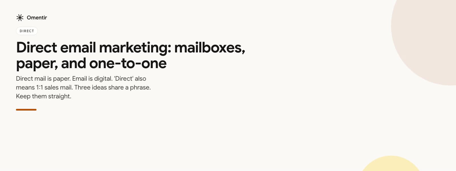 direct email marketing illustration