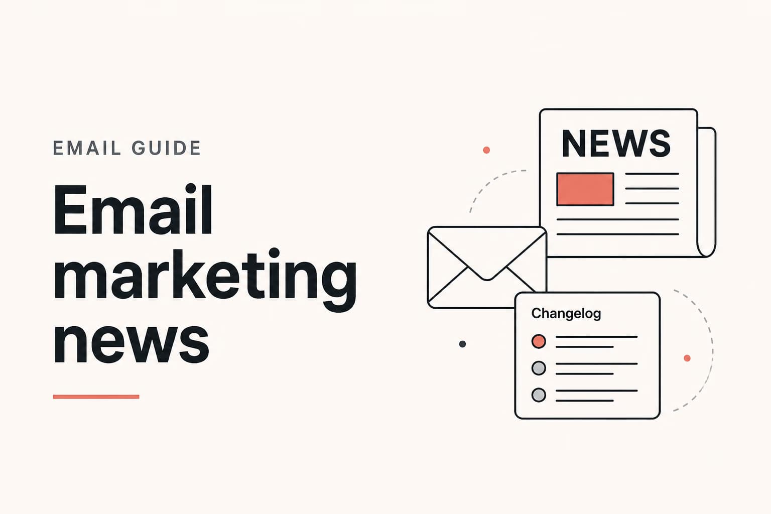 email marketing news illustration