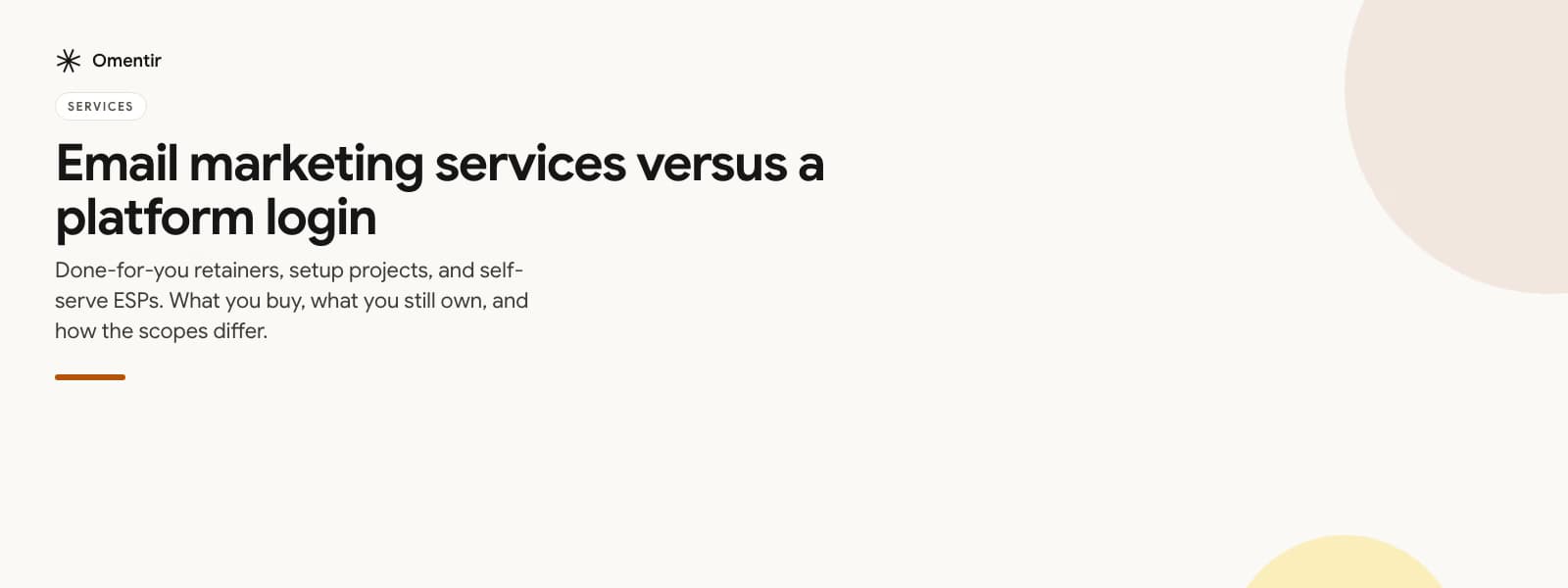 email marketing services illustration