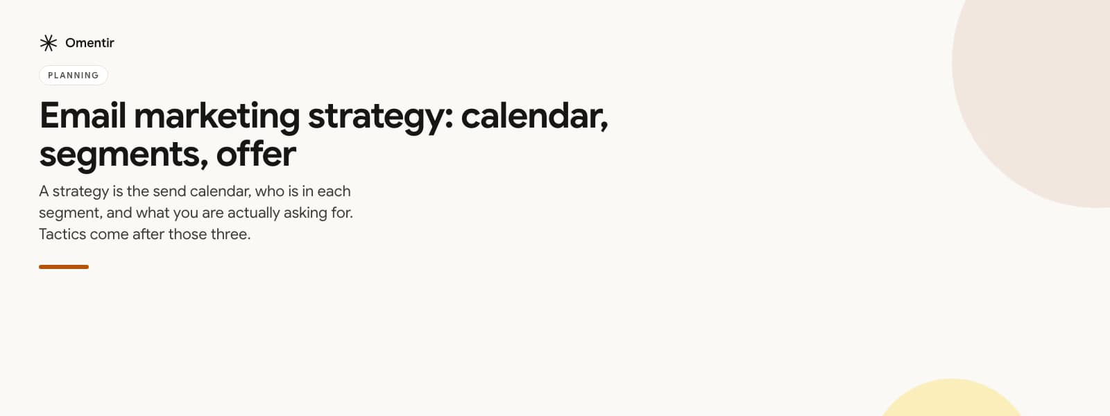 email marketing strategy illustration