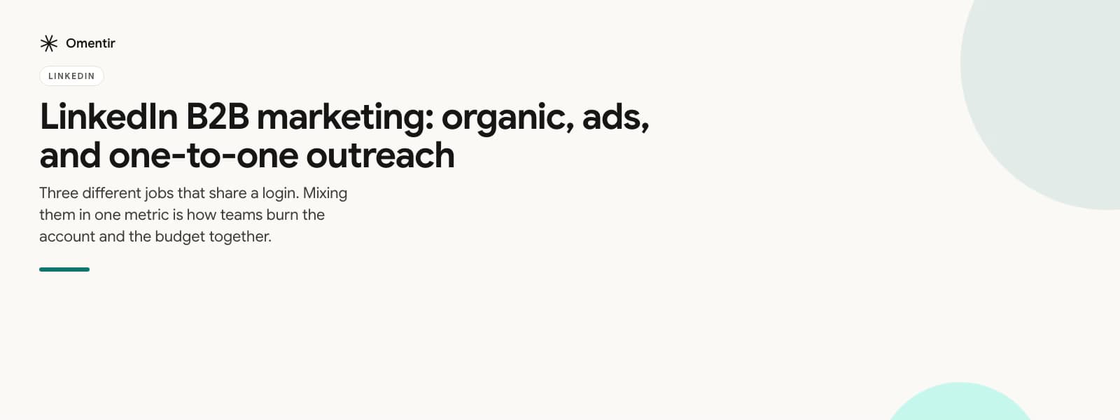 linkedin b2b marketing illustration