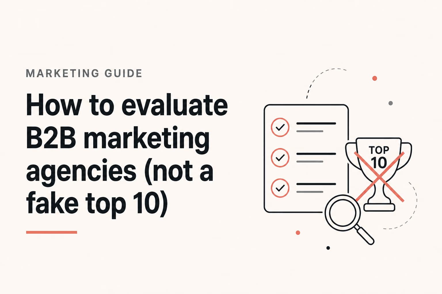 top b2b marketing agencies illustration