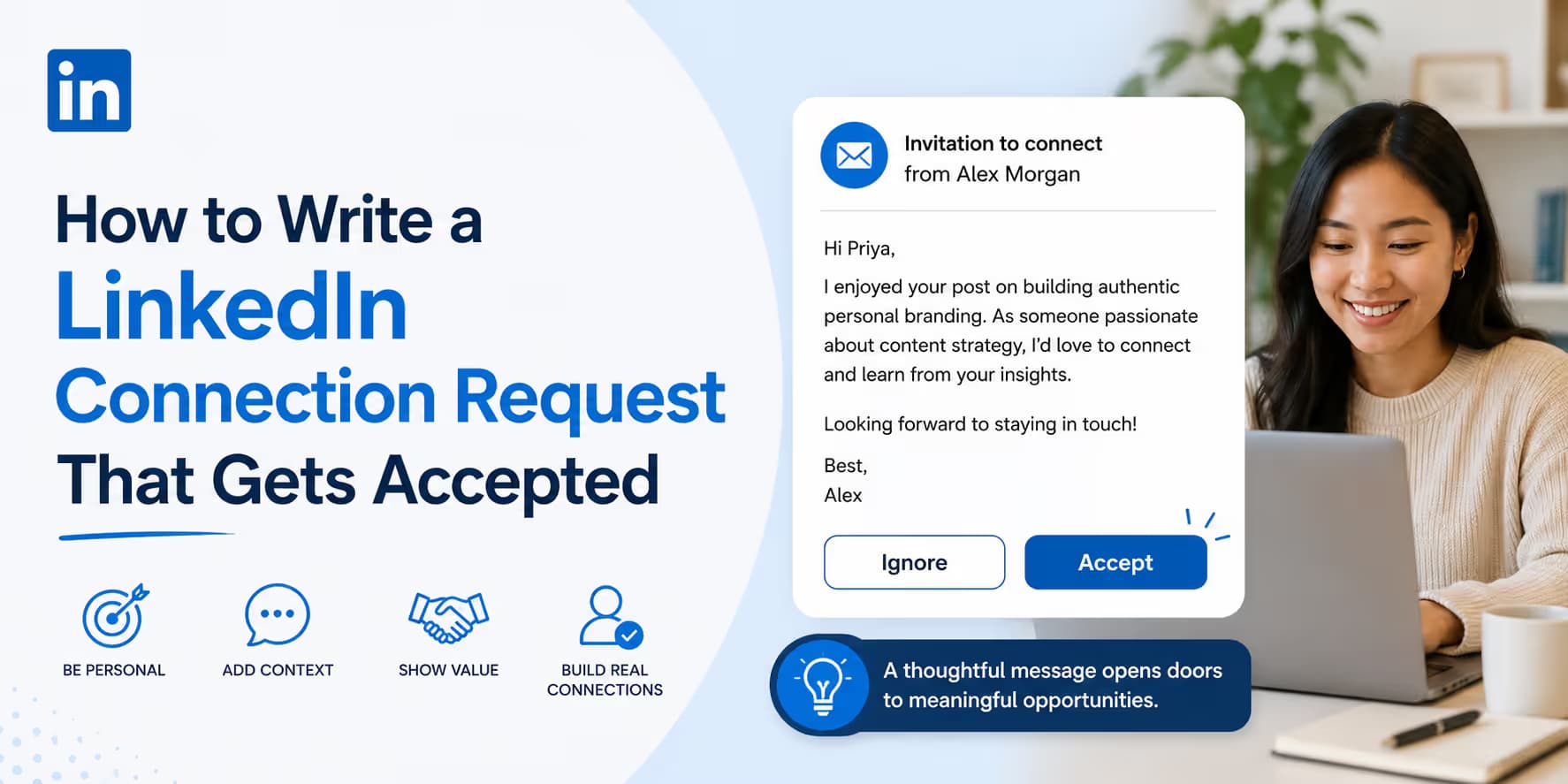 LinkedIn Connection Request guide banner