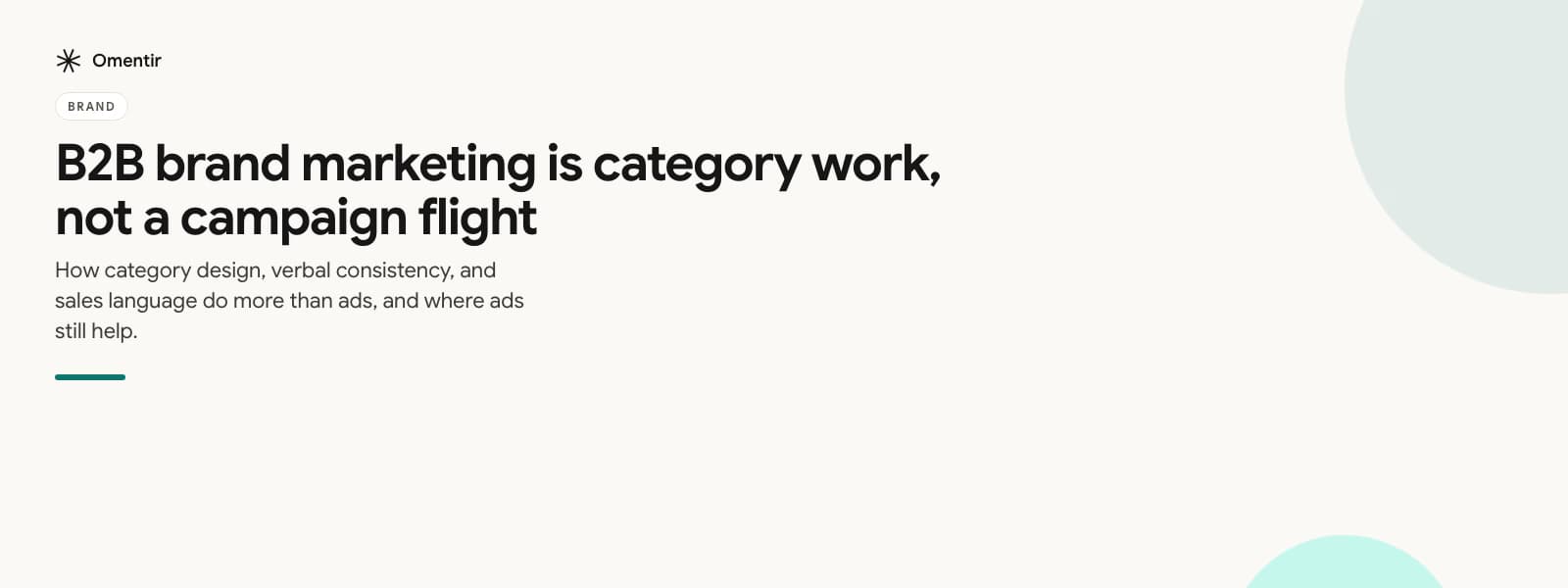 b2b brand marketing illustration