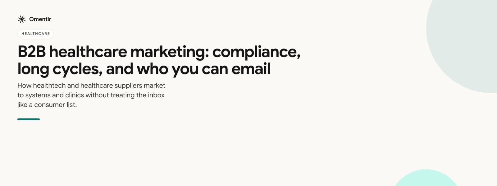 b2b healthcare marketing illustration