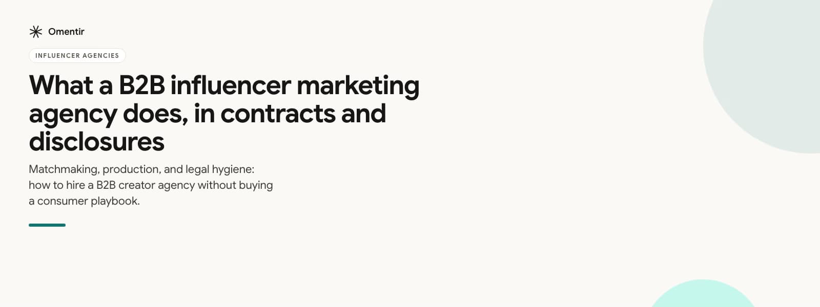 b2b influencer marketing agency illustration