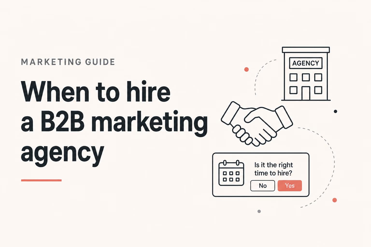 b2b marketing agency illustration