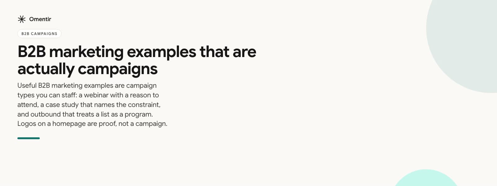b2b marketing examples illustration