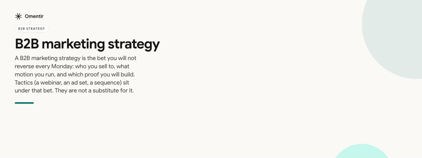 b2b marketing strategy illustration
