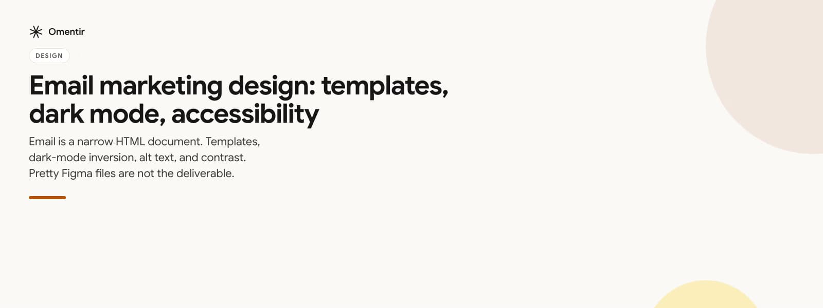 email marketing design illustration