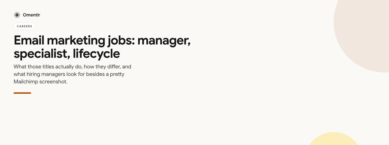 email marketing jobs illustration
