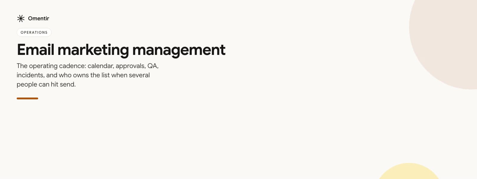 email marketing management illustration