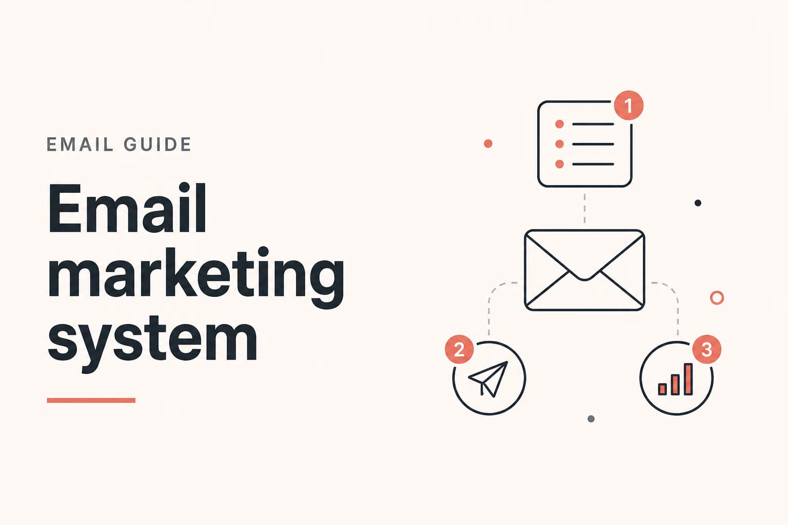 email marketing system illustration