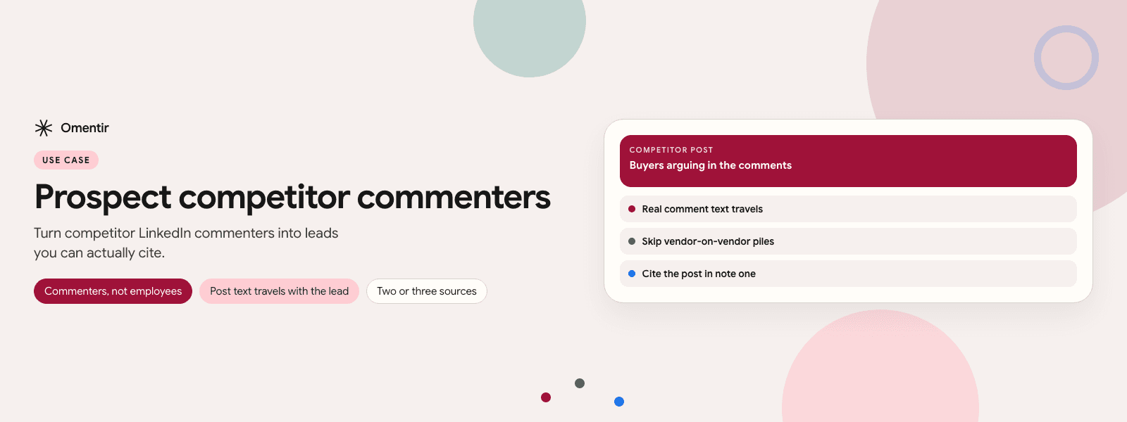 prospect commenters illustration for Omentir